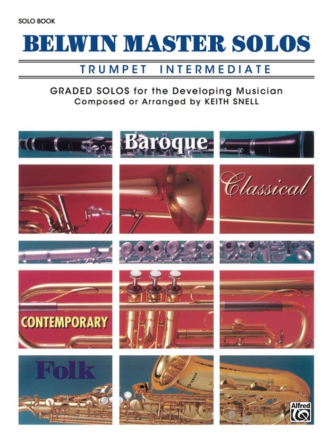 Cover image for book Belwin Master Solos- Trumpet, Easy, Volume 1