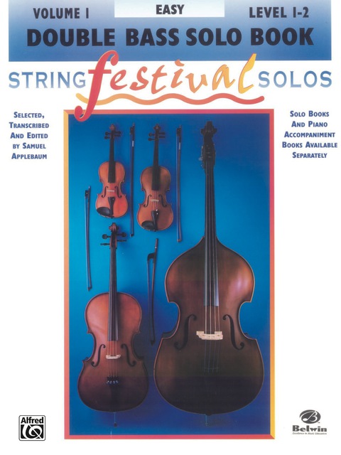 Cover image for book String Festival Solos - String Bass, Volume I: String Bass Solos