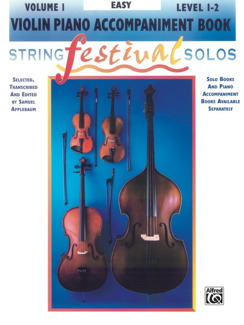 Cover image for book String Festival Solos - Violin, Volume I: Piano Accompaniment