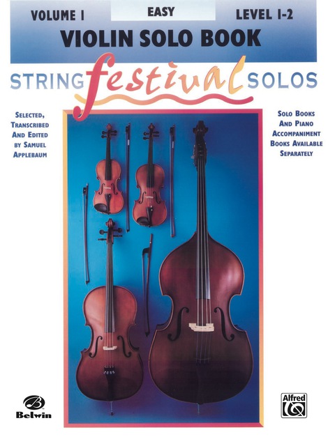 Cover image for book String Festival Solos - Violin, Volume I: Violin Solo
