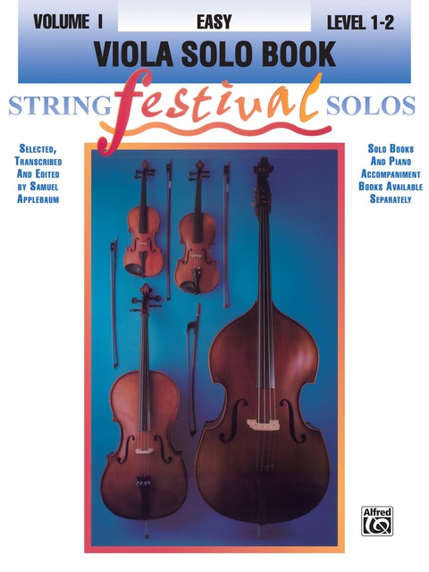 Cover image for book String Festival Solos - Viola, Easy, Volume I: Viola Solos