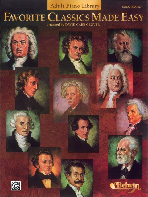Cover image for book Favorite Classics Made Easy (Adult Piano Library): For Easy Piano Piano