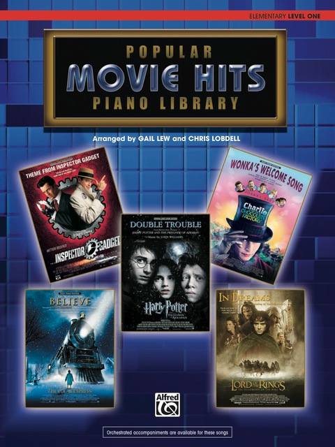 Cover image for book Popular Piano Library - Movie Hits, Level 1: Elementary Piano Collection