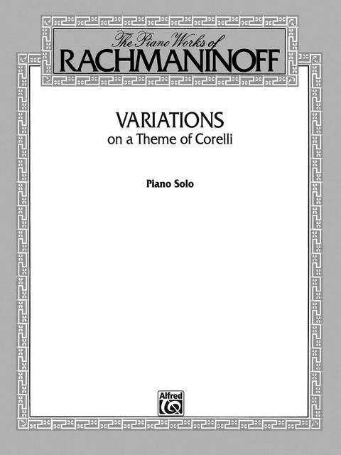 Cover image for book Variations on a Theme of Corelli: Advanced Piano Solo