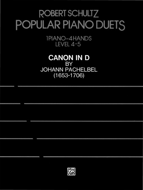 Cover image for book Canon in D: For Advanced Piano