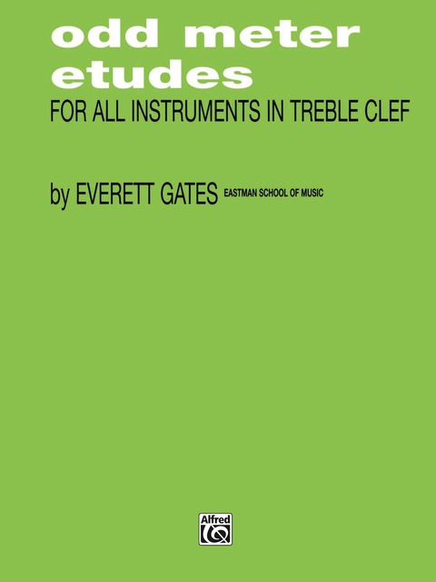Cover image for book Odd Meter Etudes for All Instruments in Treble Clef