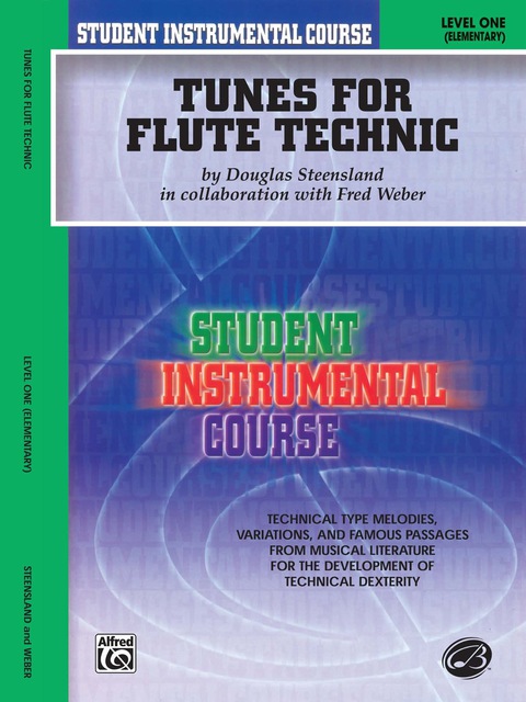Cover image for book Student Instrumental Course: Tunes for Flute Technic, Level 1