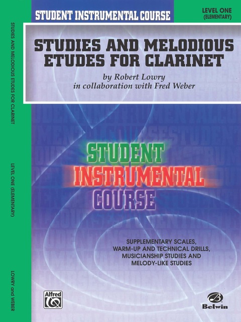 Cover image for book Student Instrumental Course: Studies and Melodious Etudes for Clarinet, Level 1