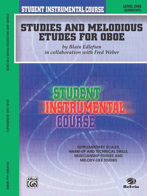 Cover image for book Student Instrumental Course: Studies and Melodious Etudes for Oboe, Level 1
