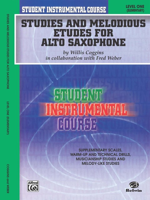 Cover image for book Student Instrumental Course: Studies and Melodious Etudes for Alto Saxophone, Level 1