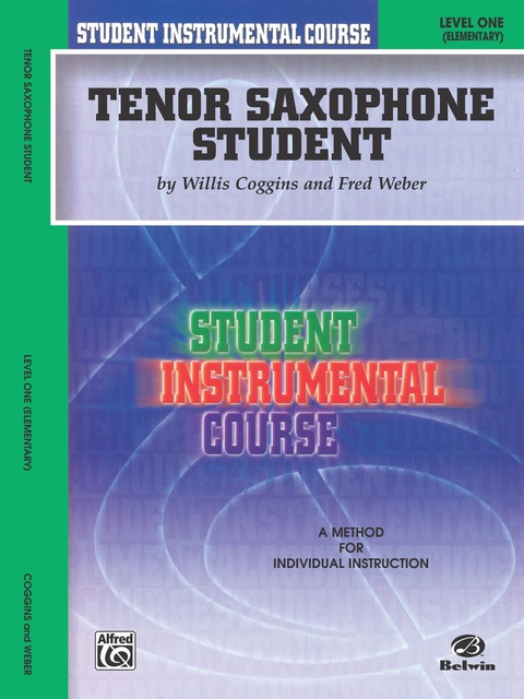 Cover image for book Student Instrumental Course: Tenor Saxophone Student, Level 1