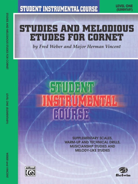 Cover image for book Student Instrumental Course: Studies and Melodious Etudes for Cornet, Level 1