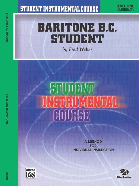 Cover image for book Student Instrumental Course: Baritone (B.C.) Student, Level 1