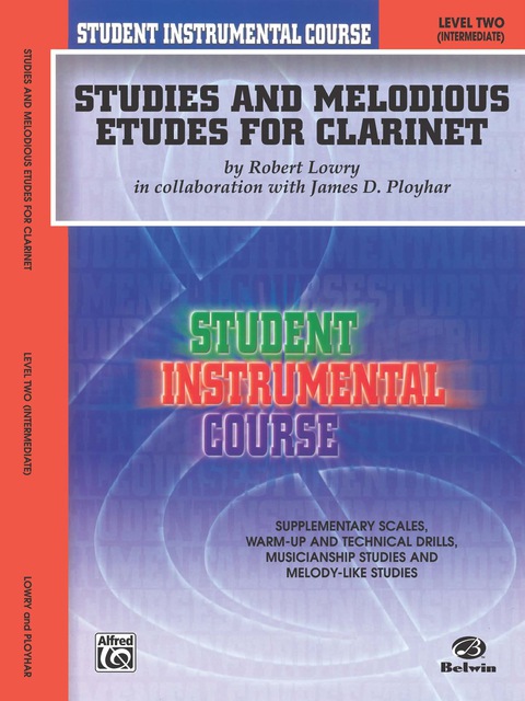 Cover image for book Student Instrumental Course: Studies and Melodious Etudes for Clarinet, Level 2