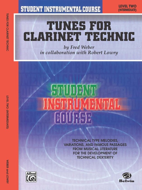 Cover image for book Student Instrumental Course: Tunes for Clarinet Technic, Level 2