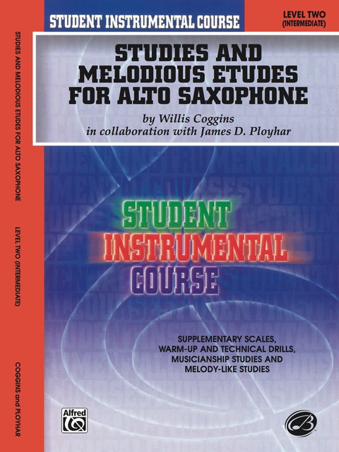 Cover image for book Student Instrumental Course: Studies and Melodious Etudes for Alto Saxophone, Level 2