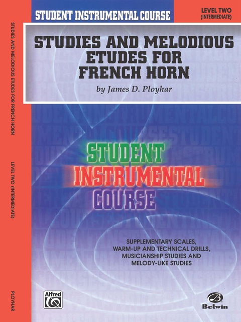 Cover image for book Student Instrumental Course: Studies and Melodious Etudes for French Horn, Level 2