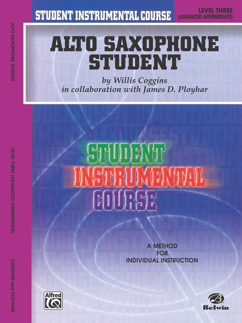 Cover image for book Student Instrumental Course: Alto Saxophone Student, Level 3