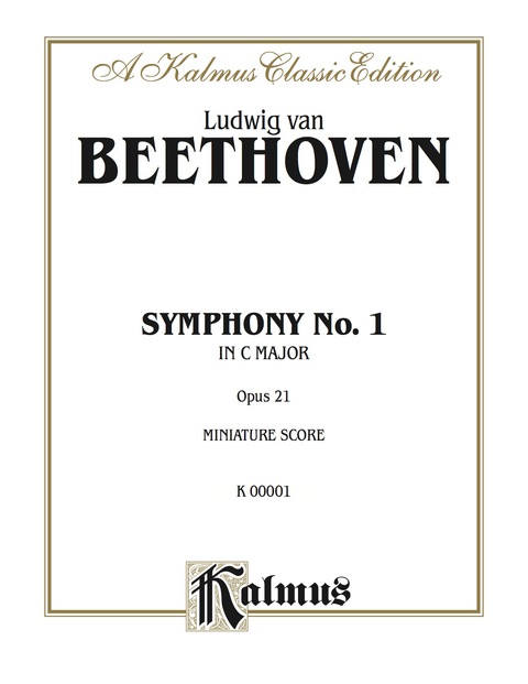 Cover image for book Symphony No. 1, Opus 21: Full Orchestra (Miniature Score)
