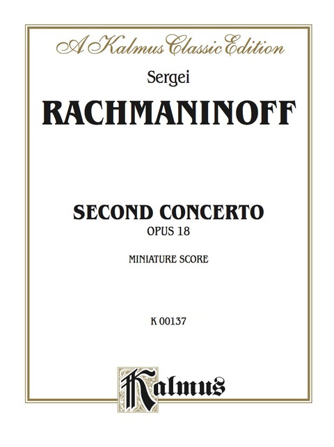 Cover image for book Piano Concerto No. 2, Opus 18: Full Orchestra (Miniature Score)