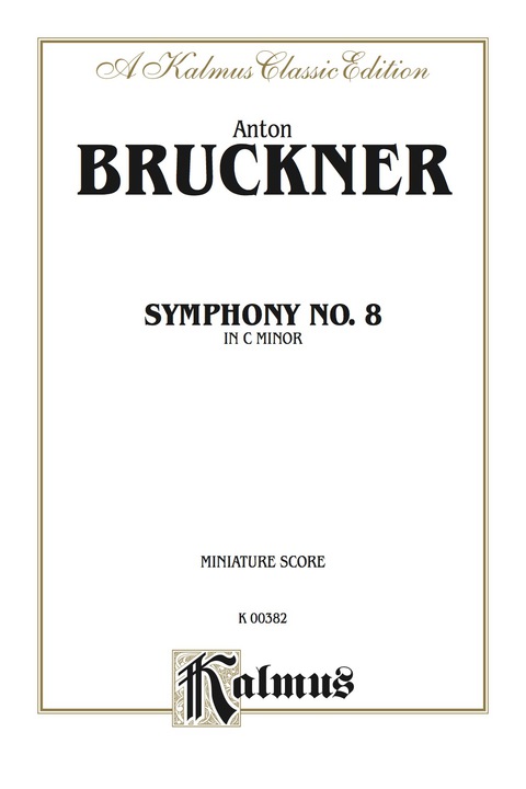 Cover image for book Symphony No. 8 in C Minor: Full Orchestra (Miniature Score)