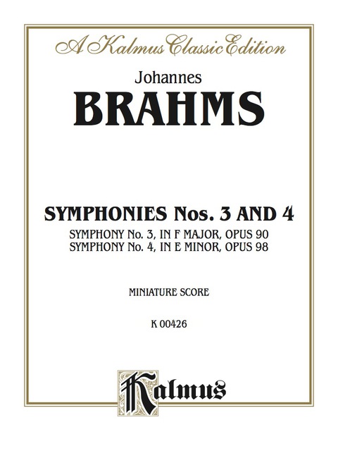 Cover image for book Symphonies Nos. 3 & 4: Full Orchestra (Miniature Score)