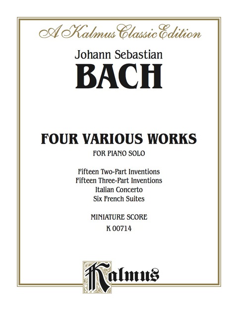 Cover image for book Two- and Three-Part Inventions, French Suites and Italian Concerto: For Piano