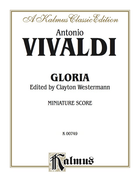 Cover image for book Gloria: Miniature Score