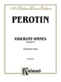 Viderunt omnes and Sederunt: Chorus/Choir Worship Collection (Miniature Score) - Perotin (Perotinus)