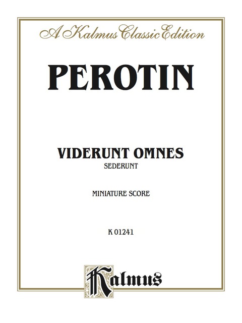 Cover image for book Viderunt omnes and Sederunt: Chorus/Choir Worship Collection (Miniature Score)