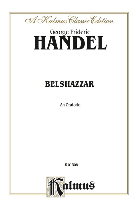 Cover image for book Belshazzar (1745), An Oratorio: Miniature Score