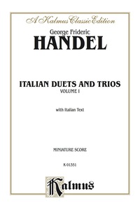 Cover image: Italian Duets and Trios, Volume I: Vocal Collection (Miniature Score) with Italian Text 1st edition 9780769268880