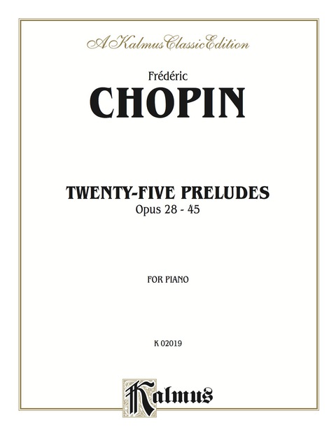 Cover image for book Twenty-five Preludes, Op. 28-45: For Piano