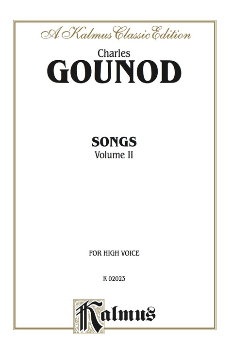 Cover image for book Songs, Volume II: For High Voice