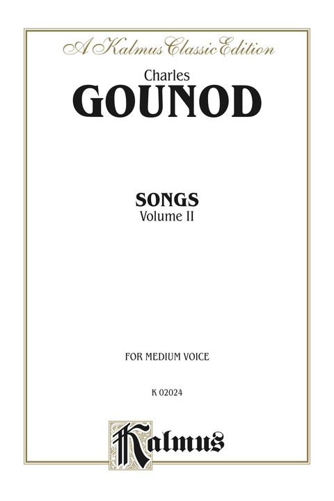 Cover image for book Songs, Volume II: For Medium Voice