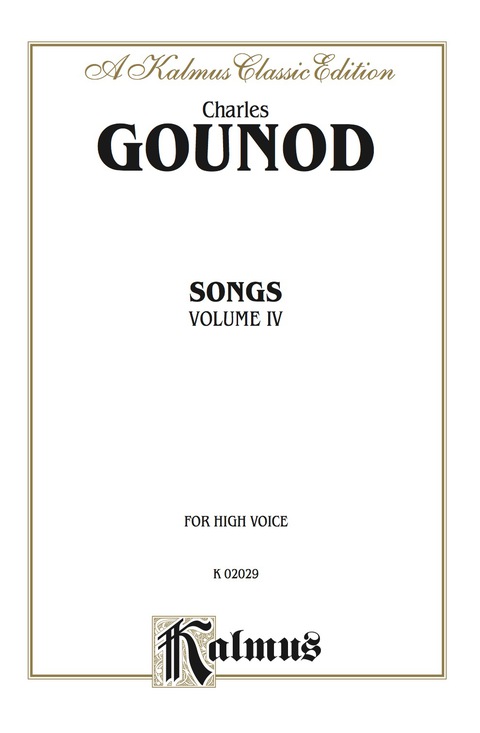 Cover image for book Songs, Volume IV: For High Voice