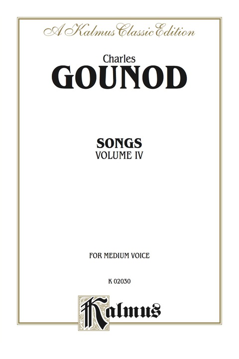 Cover image for book Songs, Volume IV: For Medium Voice