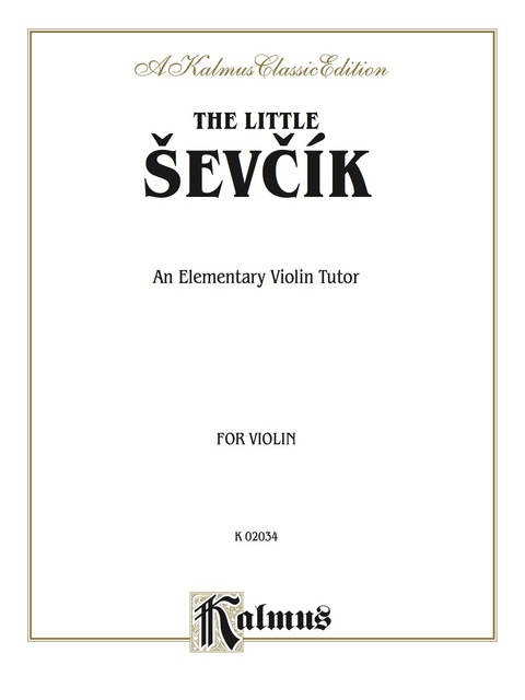 Cover image for book The Little Sevcik: An Elementary Violin Tutor