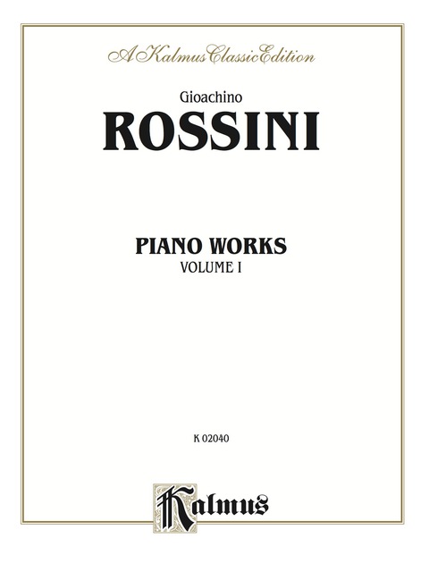 Cover image for book Piano Works, Volume I