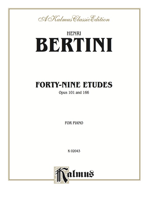 Cover image for book Forty-nine Etudes, Op. 101 and 166: For Piano