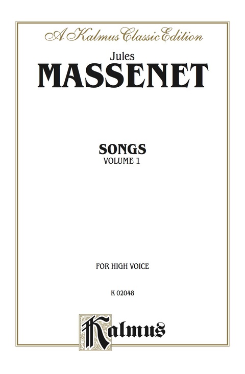 Cover image for book Songs, Volume I: For High Voice