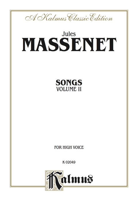 Cover image for book Songs, Volume II: For High Voice