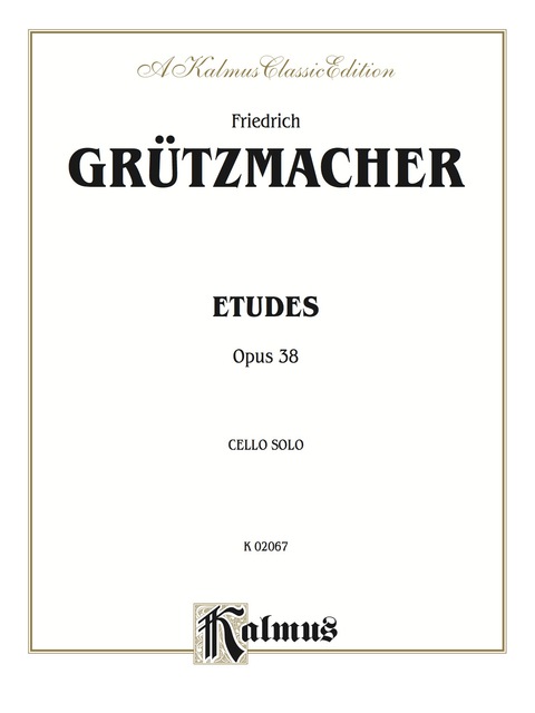 Cover image for book Etudes, Op. 38: Cello Solo