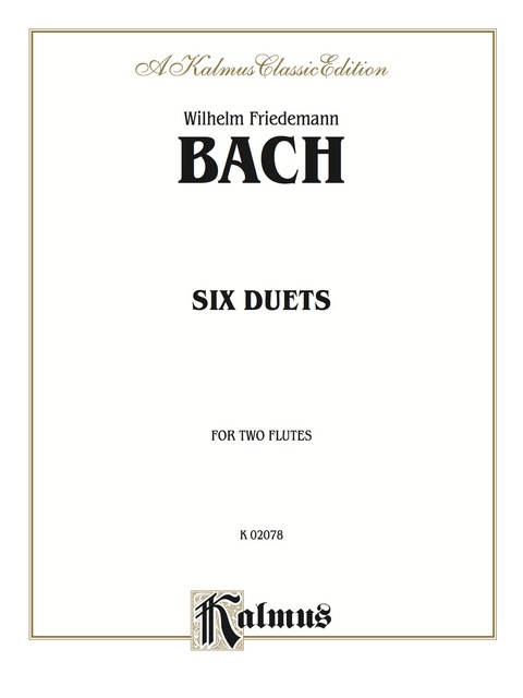 Cover image for book Six Duets: For Two Flutes