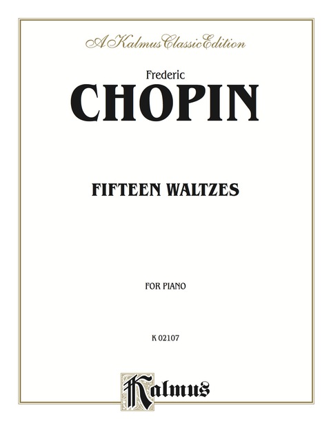 Cover image for book Fifteen Waltzes: For Piano