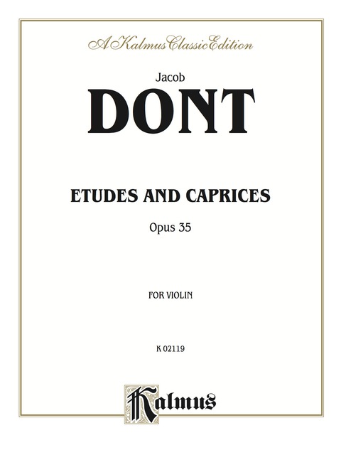 Cover image for book Etudes and Caprices, Op. 35: For Violin