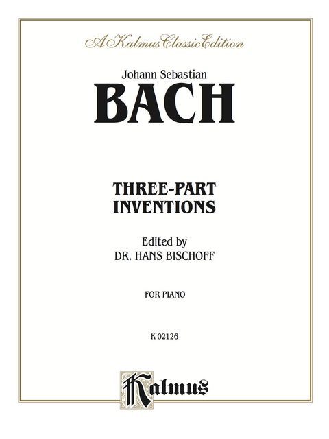 Cover image for book Three-Part Inventions: For Piano