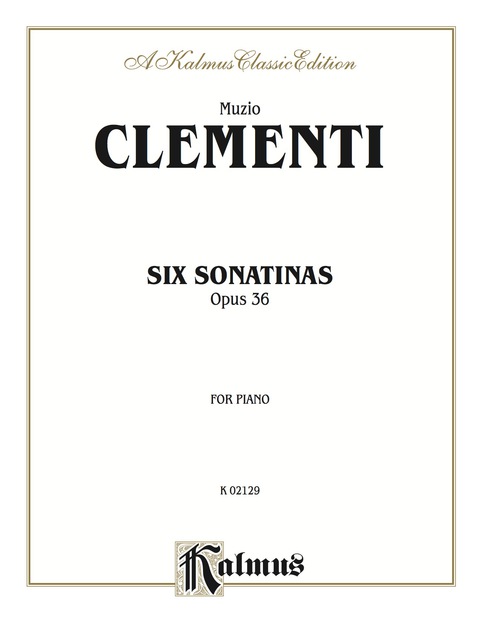 Cover image for book Six Sonatinas, Op. 36: For Piano