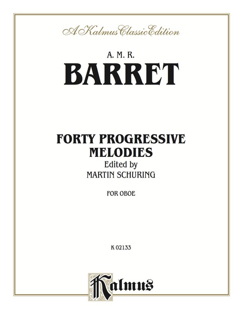 Cover image for book Forty Progressive Studies: For Oboe