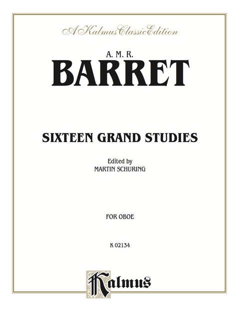 Cover image for book Sixteen Grand Studies: For Oboe